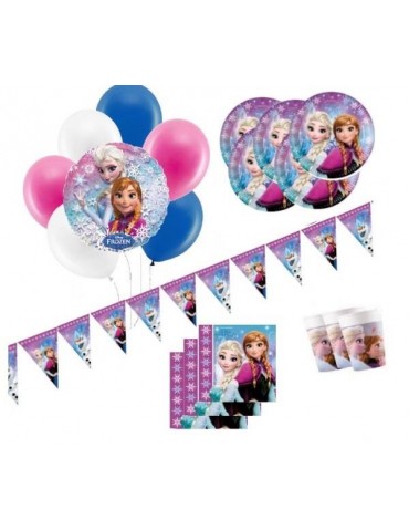 Zestaw urodzinowy FROZEN 58478BBZ 45 ELEMENTÓW
