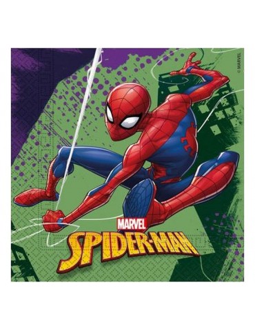 1Serwetki urodzinowe SPIDERMAN 89448BZ - 33 x 33 cm - 20 szt.