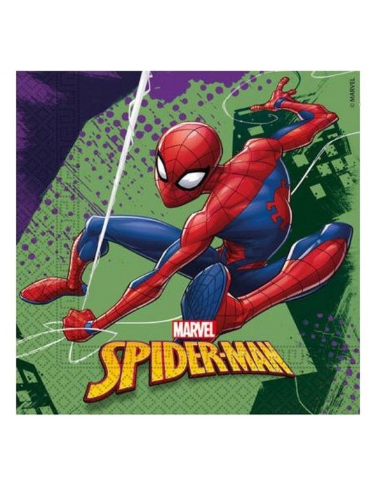 1Serwetki urodzinowe SPIDERMAN 89448BZ - 33 x 33 cm - 20 szt.