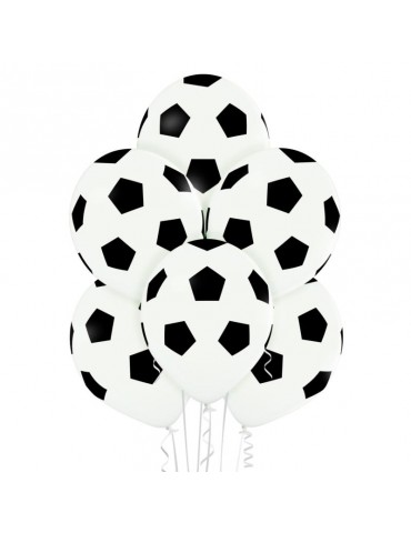 Balony Piłka Nożna 6szt 500598