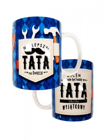 2Kubek Najlepszy Tata na Świecie K162BZ