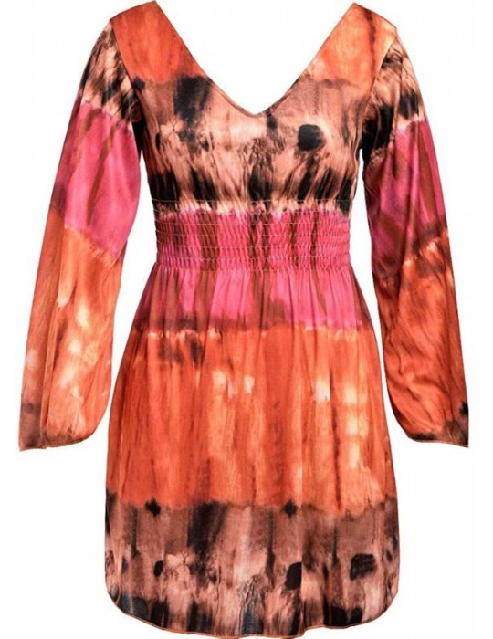 1Ad Strój Sukienka Hipiska S/M W05955BZ Groovy lata 60te