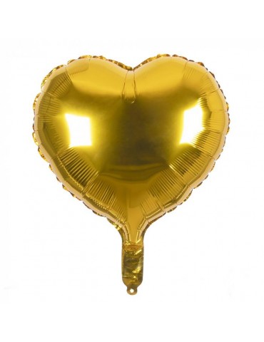 Balon Foliowy Serce 45cm 22300 Złote