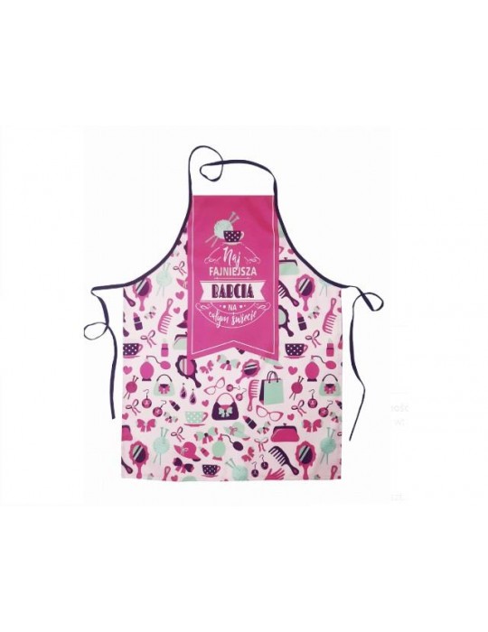 1Fartuch Najfajniejsza Babcia F156BZ Dzień Babci i Dziadka