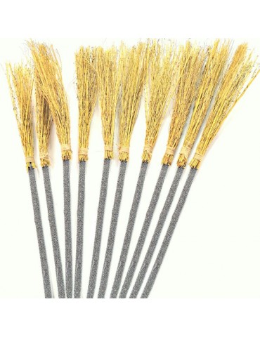 1Miotła Czarownicy LUX SREBRNA PT132 Wiedźmy