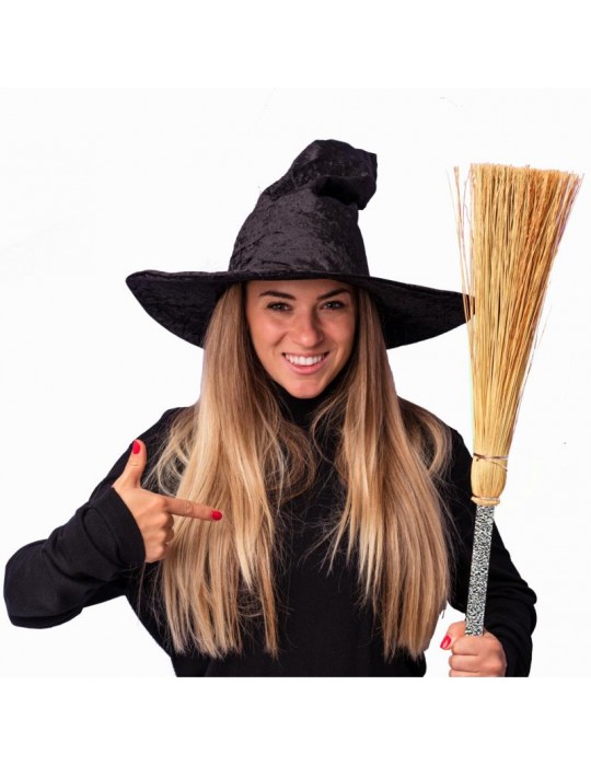 1Miotła Czarownicy LUX SREBRNA PT132 Wiedźmy