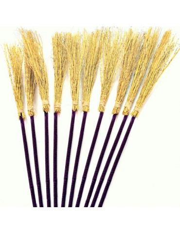 1Miotła Czarownicy LUX FIOLETOWA PT133 Wiedźmy