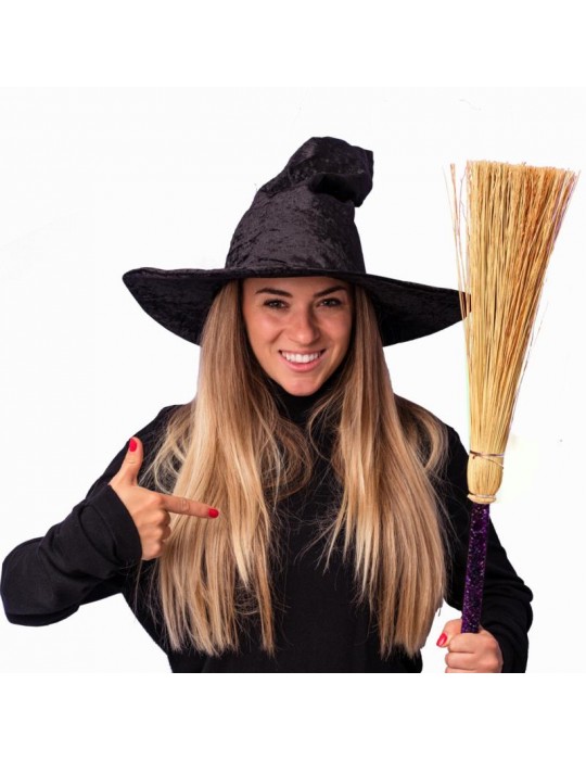 1Miotła Czarownicy LUX FIOLETOWA PT133 Wiedźmy