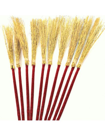 1Miotła Czarownicy LUX CZERWONA PT134 Wiedźmy