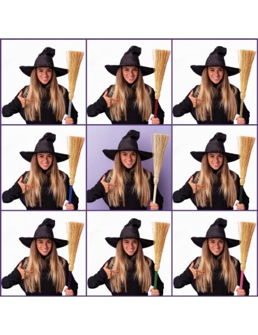 1Miotła Czarownicy LUX CZARNA PT136 Wiedźmy