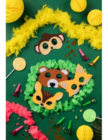 1Maska Lisek filcowa 910002