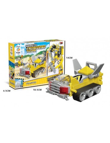 Klocki VARIETY ENGINEERING TEAM 21016-6 Samochód na gąsienicach BZ