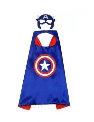 Strój Peleryna z Maską BOHATER Z TARCZĄ
