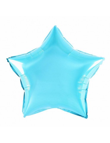 Balon Gwiazdka niebieska 460002 foliowa 18 cali