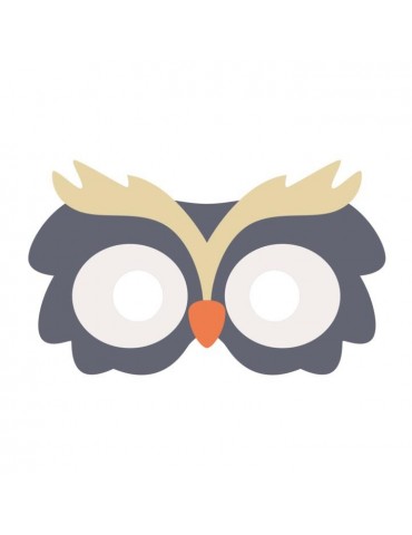 1Maska Sowa Sówka filcowa 910023