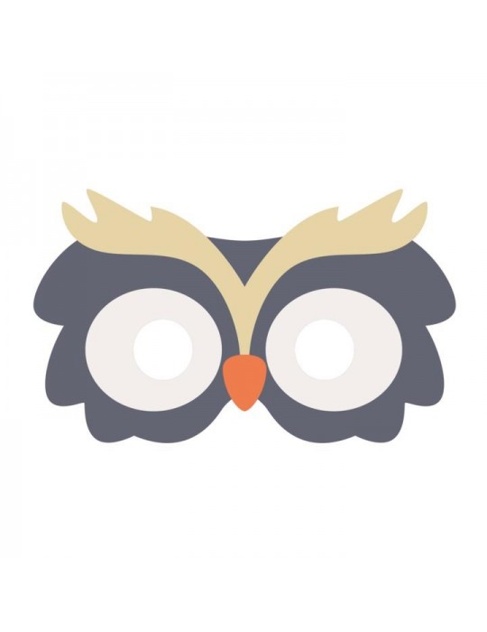 1Maska Sowa Sówka filcowa 910023