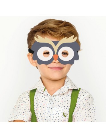 1Maska Sowa Sówka filcowa 910023