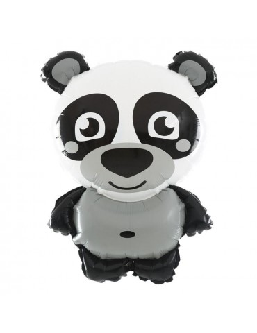 1Balon foliowy Miś Panda 45x63cm 460418 niedźwiadek szary