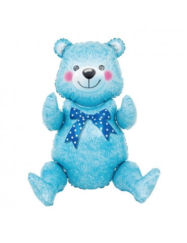 1Balon foliowy Miś niebieski 460369 44x82cm