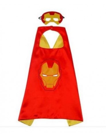 Strój Peleryna z Maską ŻELAZNY WOJOWNIK