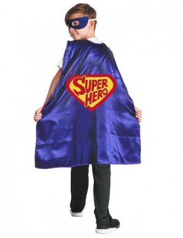 Strój Peleryna z Maską SUPER CZŁOWIEK