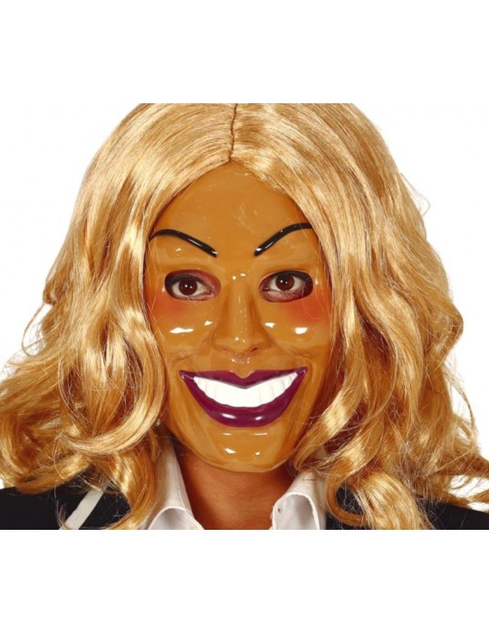 1Maska Złodziej Przestępca 2269BZ Uśmiechnięta damska twarz