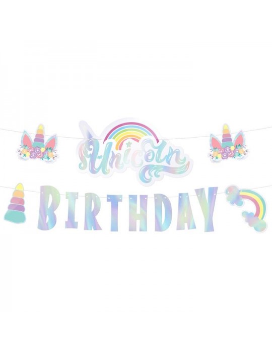 1Baner Urodzinowy Jednorożec 512460 250 cm