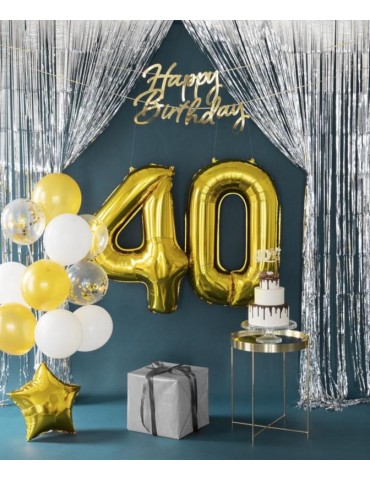 1Kurtyna Dekoracyjna Czarna 400892 100x200 cm