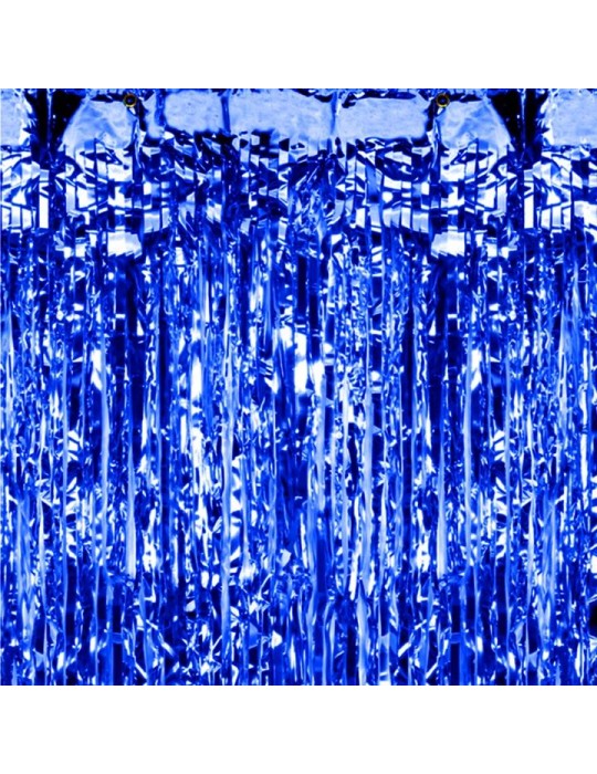 1Kurtyna Dekoracyjna Niebieska 511155 100x250 cm