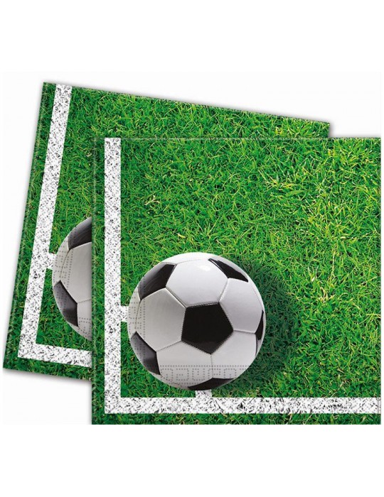 1Serwetki urodzinowe Piłka Nożna 86869 Football Party 20szt, 33x33cm