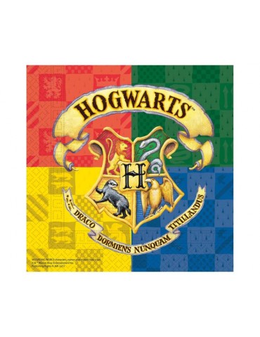 1Serwetki uordzinowe Harry Potter 93366 Hogwart 20szt. 33x33cm