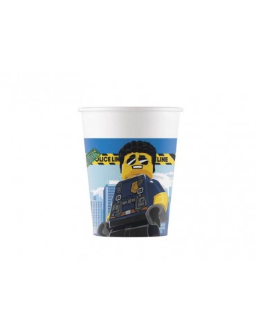 1Kubeczki urodzinowe Lego City 8sz 93511