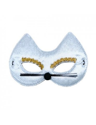 1Maska Kot Kotek Biała TC53158B