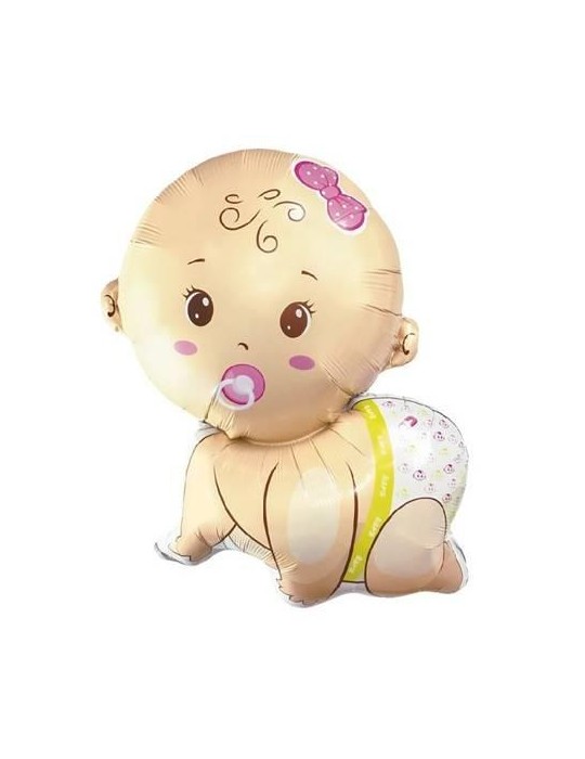 Balon foliowy bobas dziewczynka 460173 77cm x 65cm