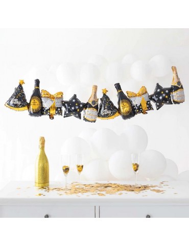 1Girlanda Balonowa Urodzinowa 128244 206cm x 34cm