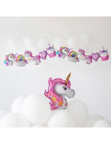 1Girlanda Balonowa Jednorożec 127902 206cm x 34cm