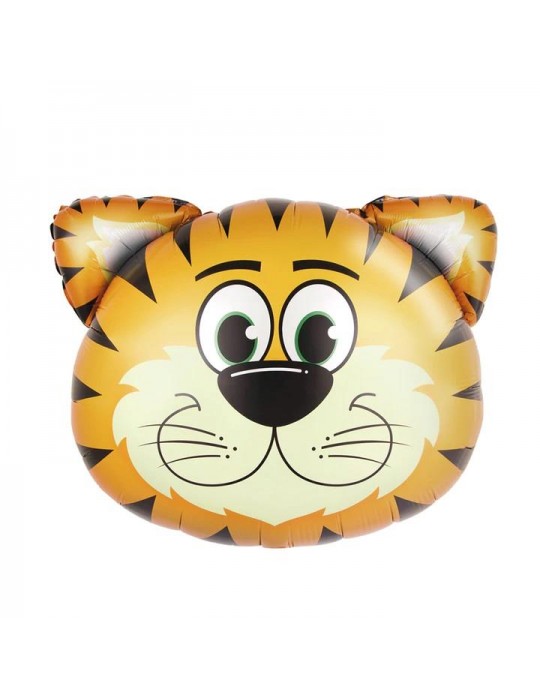 1Balon Foliowy Tygrys Tygrysek 460200 Zoo Dżungla 54cm x 57cm