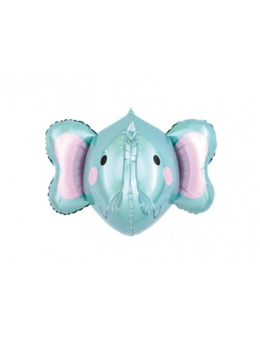 1Balon Foliowy Słoń Trójwymiarowy 128183 Słonik,Dżungla,Safari,ZOO 59cm x 51cm