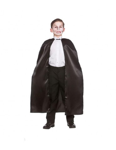 Strój Peleryna Wiązana ST801 134/140 Czarna Wampira Czarodzieja Maga Bohatera Halloween