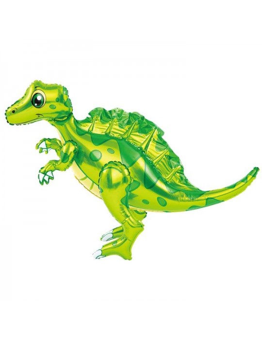 1Balon Foliowy Dinozaur Spinozaur 460376 Zielony 3D 75cm x 60cm Stojący