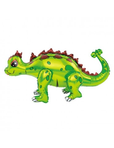 Balon Dinozaur Foliowy Ankylozaur 460374 Zielony 3D 73cm x 36cm Stojący