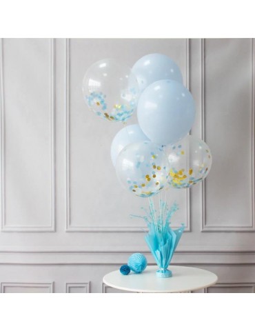 1Ciężarek do Balonów z Patykami 511266 Niebieski Obciążnik dekoracja balonowa na stół bukiet