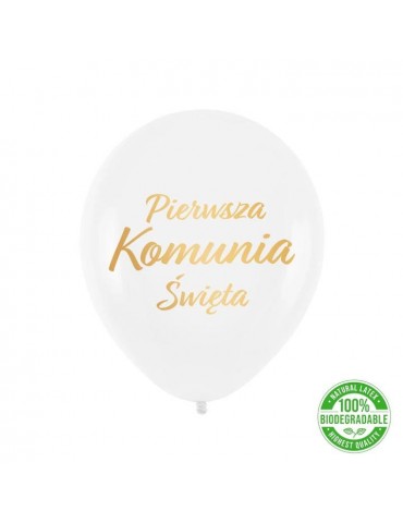 1Balon Pierwsza Komunia Święta 129630 Lateksowy 1szt