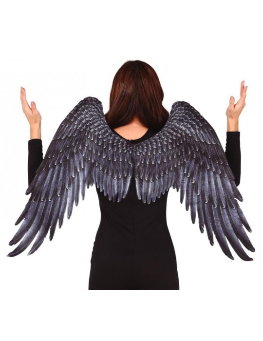 1Skrzydła Anioła Srebrno-Szare 18903BZ Demon Upadły anioł Diabeł Halloween