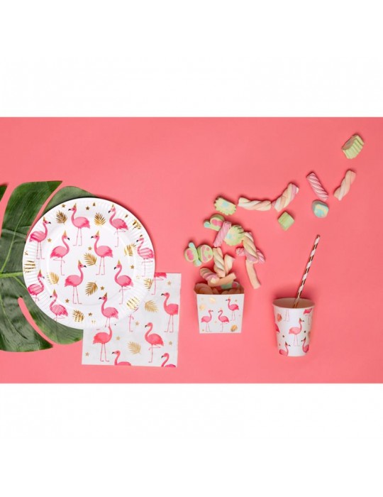 1Serwetki Flamingi hawajskie 52498