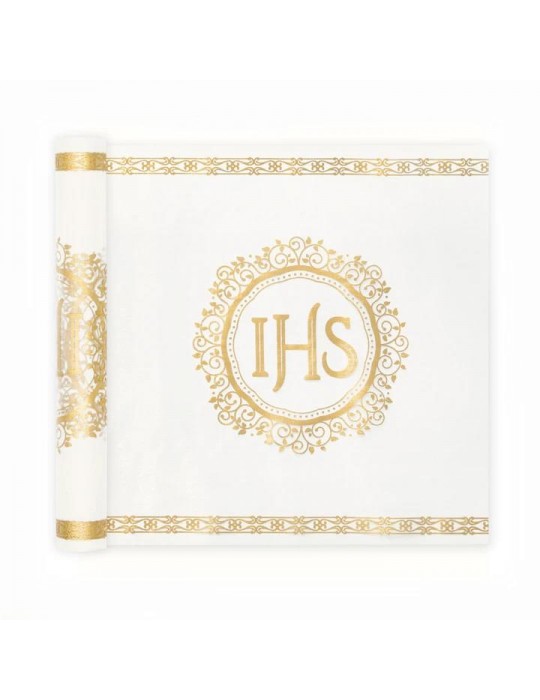 1Bieżnik Komunia Święta IHS 127568 Obrus na stół 5mx30cm