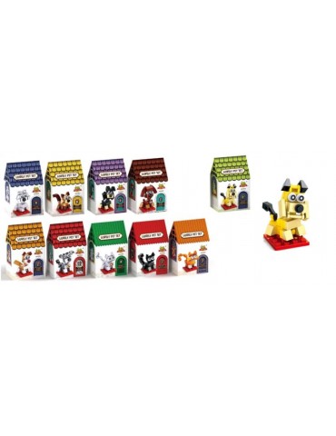 Klocki Zwierzęta Pies Bulldog KLOC Domowe pupile