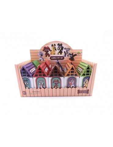 Klocki Zwierzęta Pies Bulldog KLOC Domowe pupile