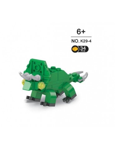 Klocki Dinozaury Triceratops K29A-4 w jajku