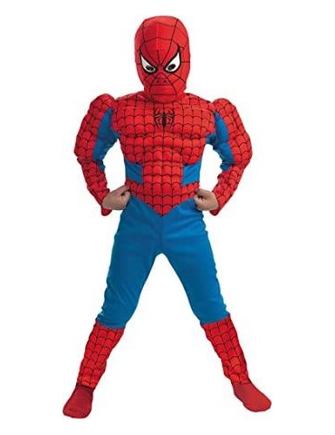 1Strój Pająk z mięsniami 134/140 OS105 Człowiek Spider kombinezon